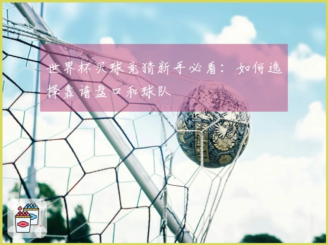 世界杯买球竞猜新手必看：如何选择靠谱盘口和球队